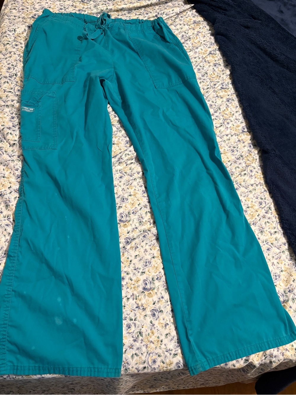 Women’s Teal Drawstring Jogger Pants with Pockets
